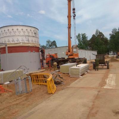 Монтаж резервуара